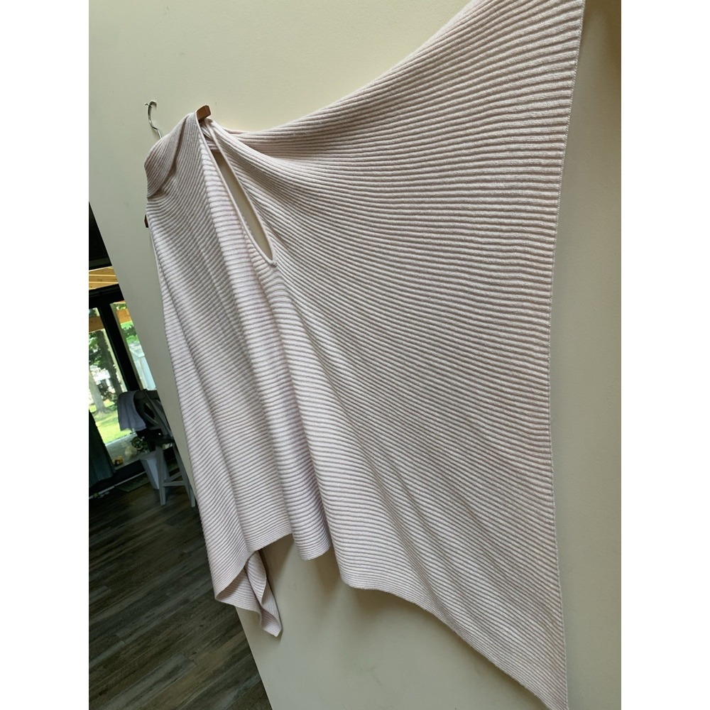LOFT One Size Light Rose Pink Sweater‎ Long Open Front Cardigan Sweater Vest - Picture 8 of 16